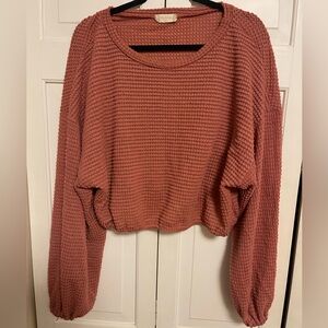 Altar’d State -Cozy Knit Sweater in Rust